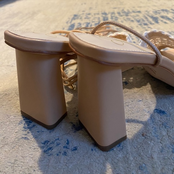 Jessica Simpson block square toe heels size 7.5 - Picture 4 of 4